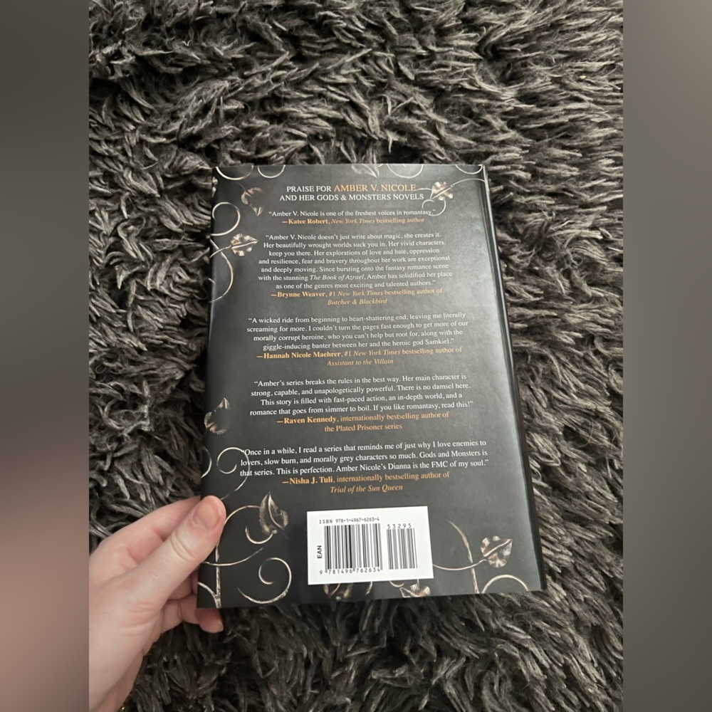 The Book of Azrael by Amber V. Nicole - Hardcover Book - Picture 3 of 8